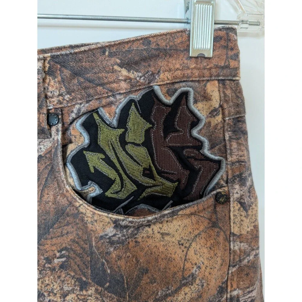 Ninth Hall Ambush Cargo Jeans 28 Streetwear High Rise Baggy Hunting Outdoor